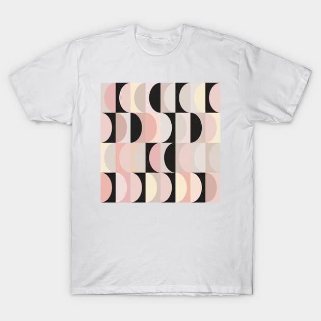 Mid-Century Modern Shapes / Vintage Blush T-Shirt by matise